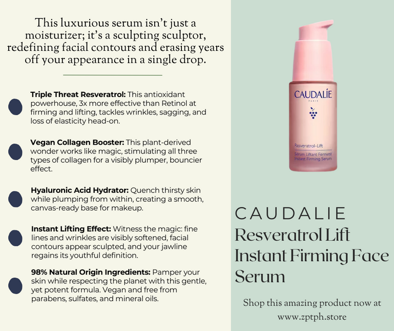 Caudalie Resveratrol Lift Instant Firming Face Serum