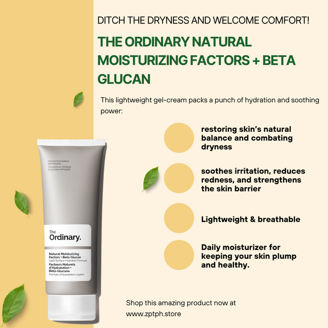 The Ordinary Natural Moisturizing Factors + Beta Glucan
