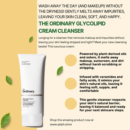 The Ordinary Glycolipid Cream Cleanser
