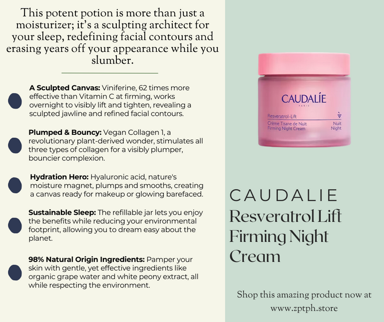 Caudalie Resveratrol Lift Firming Refillable Night Cream