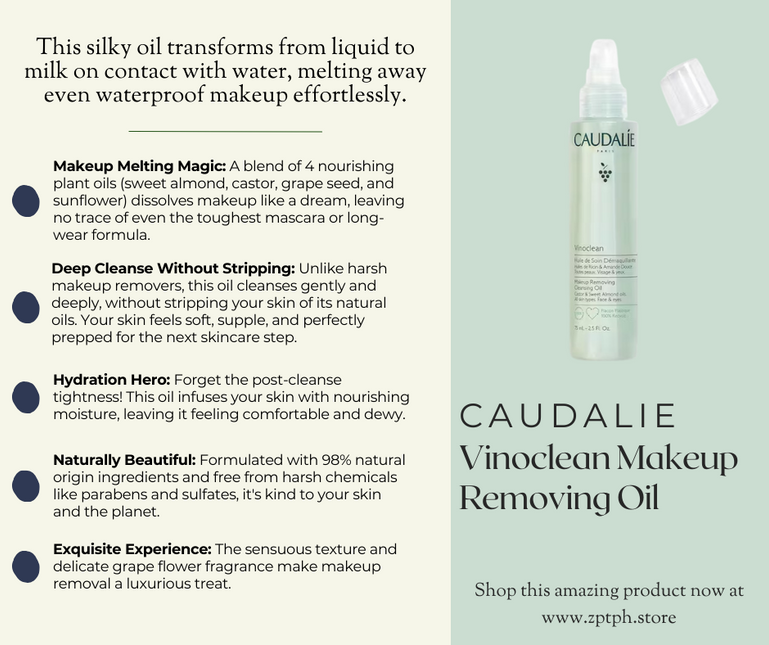 Caudalie Vinoclean Make Up Removing Oil