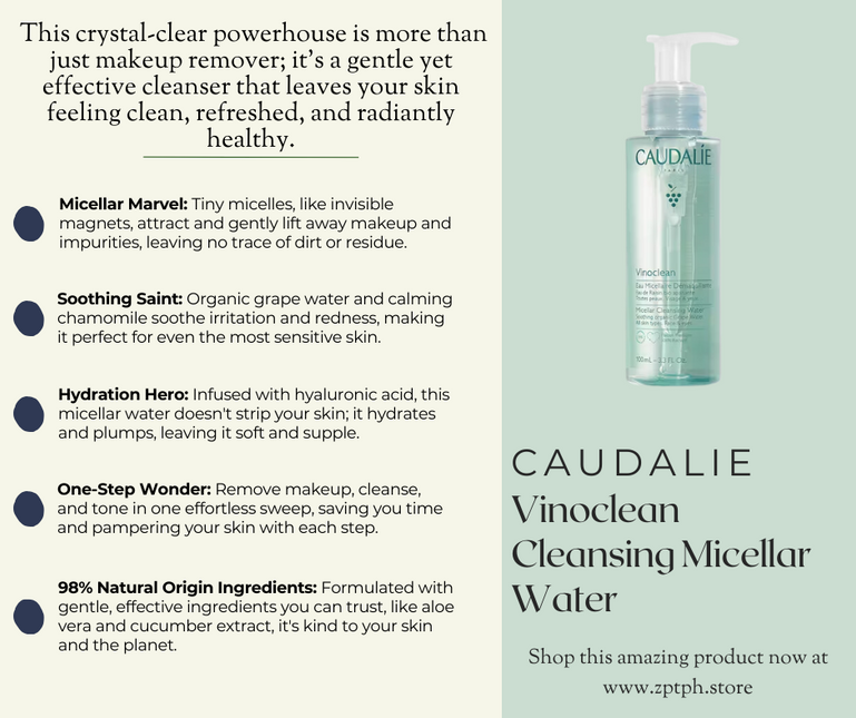 Caudalie Vinoclean Cleansing Micellar Water