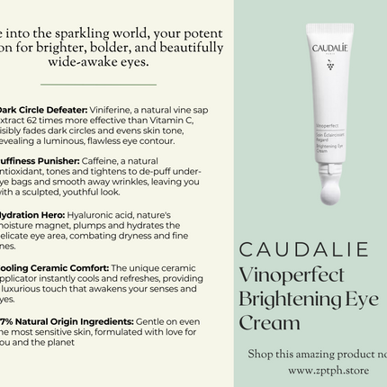 Caudalie Vinoperfect Brightening Eye Cream