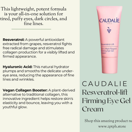 Caudalie Resveratrol-lift Firming Eye Gel Cream