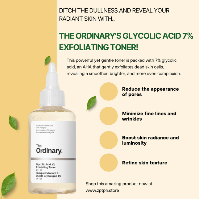 The Ordinary Glycolic Acid 7% Exfoliating Toner