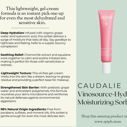 Caudalie Vinosource-Hydra Moisturizing Sorbet