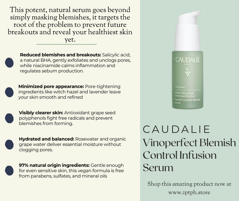 Caudalie Vinopure Blemish Control Infusion Serum