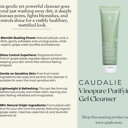Caudalie Vinopure Purifying Gel Cleanse