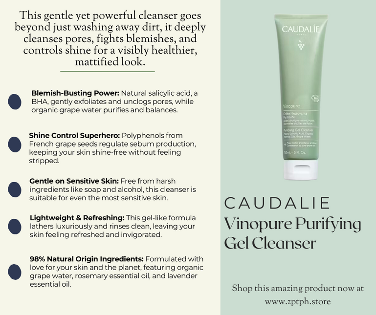 Caudalie Vinopure Purifying Gel Cleanse