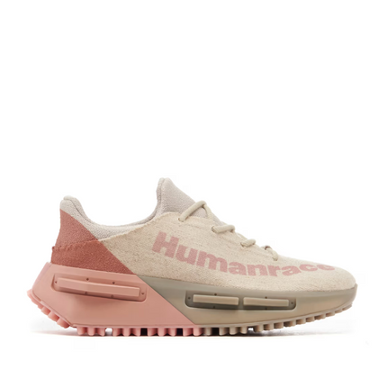 The Pharrell x adidas NMD_S1 Mahbs Oatmeal / Pink / Sea Salt