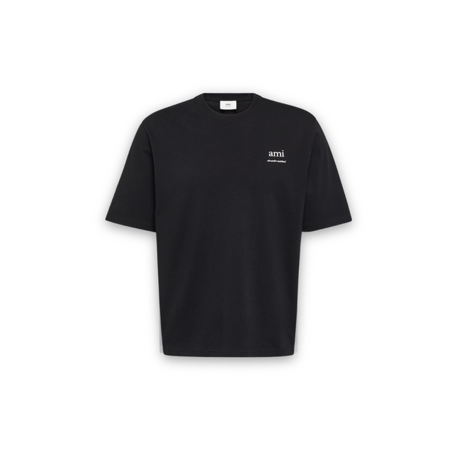 Ami Paris Jersey Tshirt Alexander Mattiussi Black