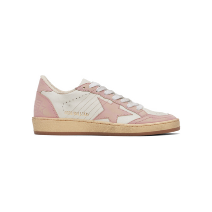 Golden Goose Ballstar White/Pink