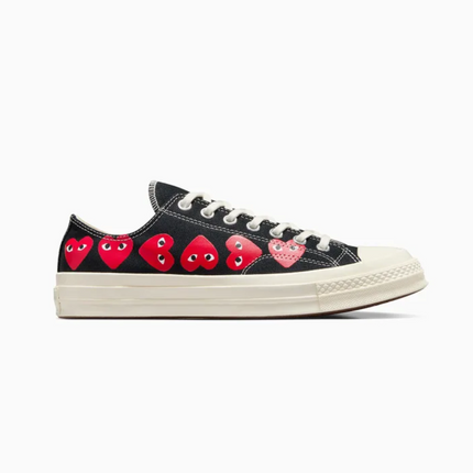 Converse x Comme des Garcons PLAY Multi-Heart Black