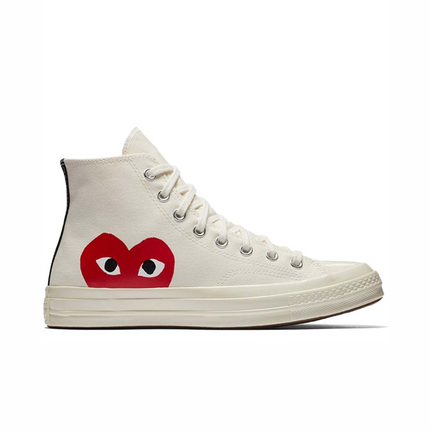 Converse Chuck Taylor Hi x CDG Comme Des Garcons White