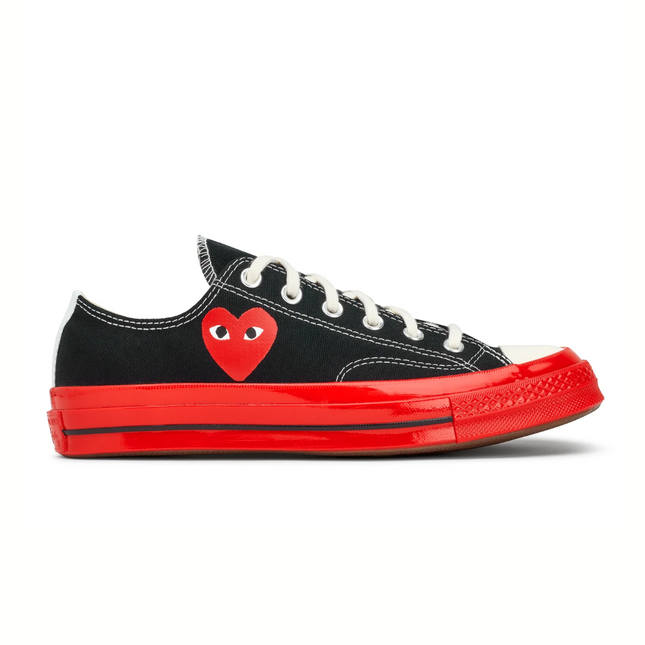 CONVERSE x COMME DES GARCONS "BLACK RED MIDSOLE"