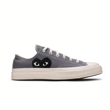 Comme des Garçons PLAY x Converse Chuck 70 Low 'Steel Gray'