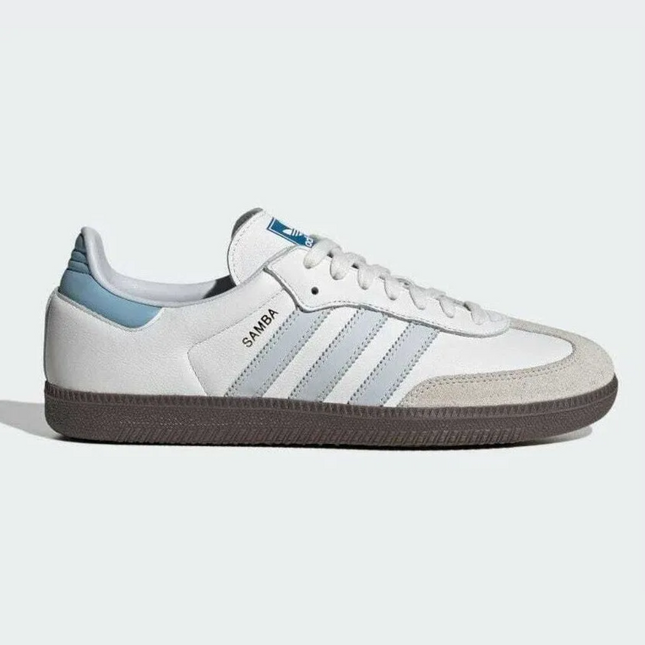adidas Samba OG "Cloud White & Halo Blue"