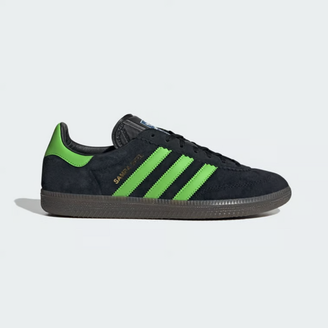 adidas Samba Deco SPZL "Core Black & Lucid Lime"