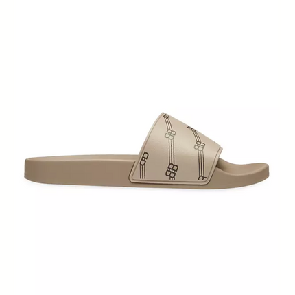 Balenciaga Pool Slides 'BB Monogram - Cream'