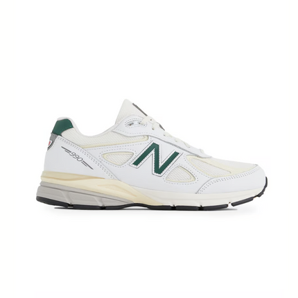 New Balance 990v4 MiUSA White Green