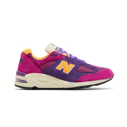 New Balance 990v2 MiUSA Teddy Santis Purple Yellow