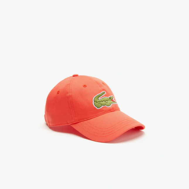Lacoste Cap Adjustable Twill Cap Orange