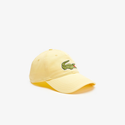 Lacoste Unisex Adjustable Organic Cotton Twill Cap Yellow