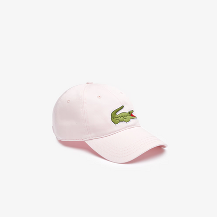 Lacoste Unisex Adjustable Organic Cotton Twill Cap Pink