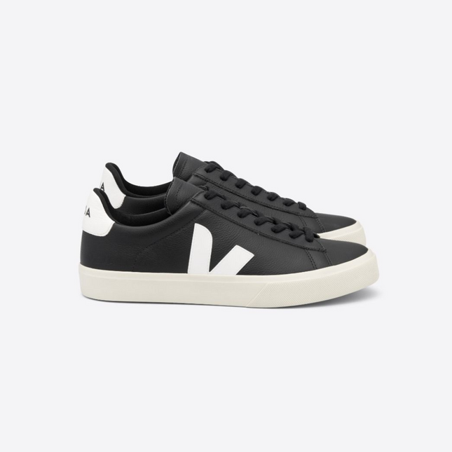 Veja Campo Chromefree Leather Black White