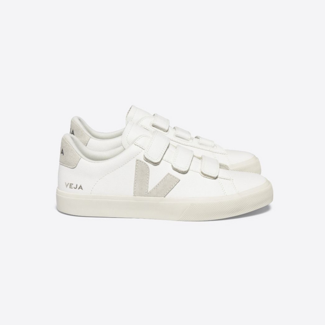 VEJA RECIFE CHROMEFREE LEATHER WHITE NATURAL