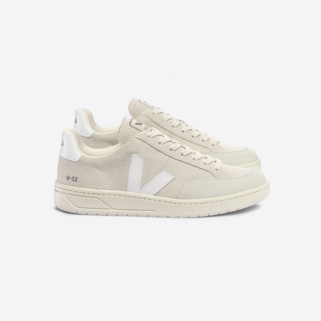 VEJA V-12 ALVEOMESH NATURAL WHITE